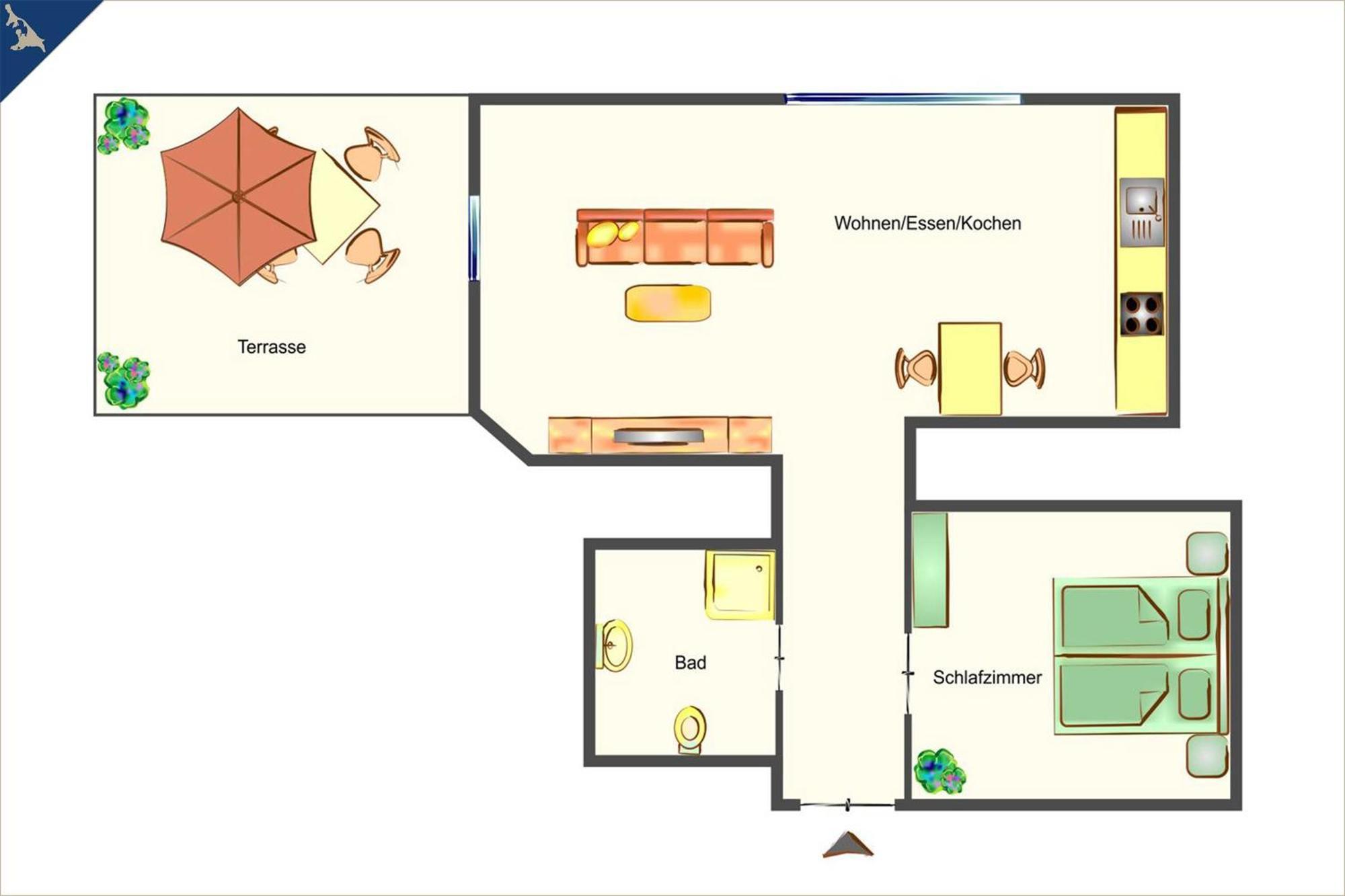 Апартаменты Ferienhaus Becker 121 Deck 1 Херингсдорф Экстерьер фото